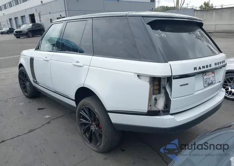 2016 Land Rover Range Rover 5.0L V8 Supercharged z USA, uszkodzony, nr VIN SALGS2EF4GA292783